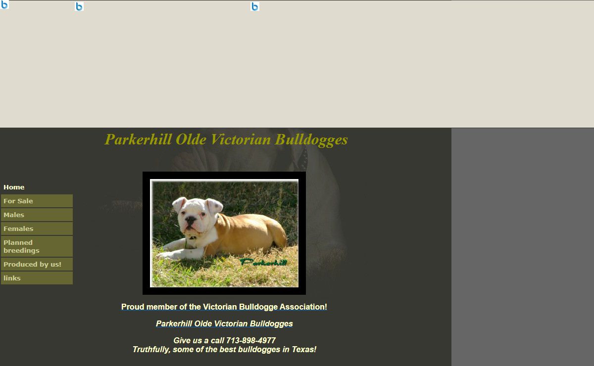 Parkerhill Olde Victorian Bulldogges