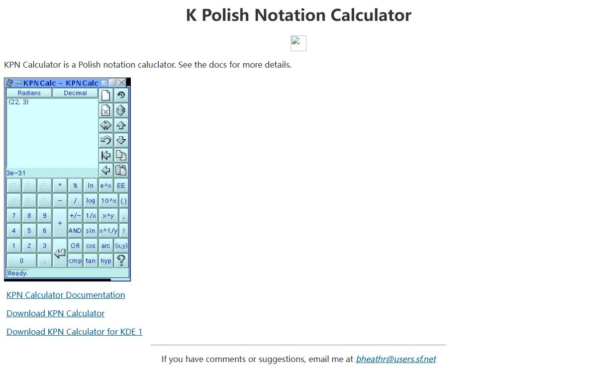 K Polish Notation Calculator
