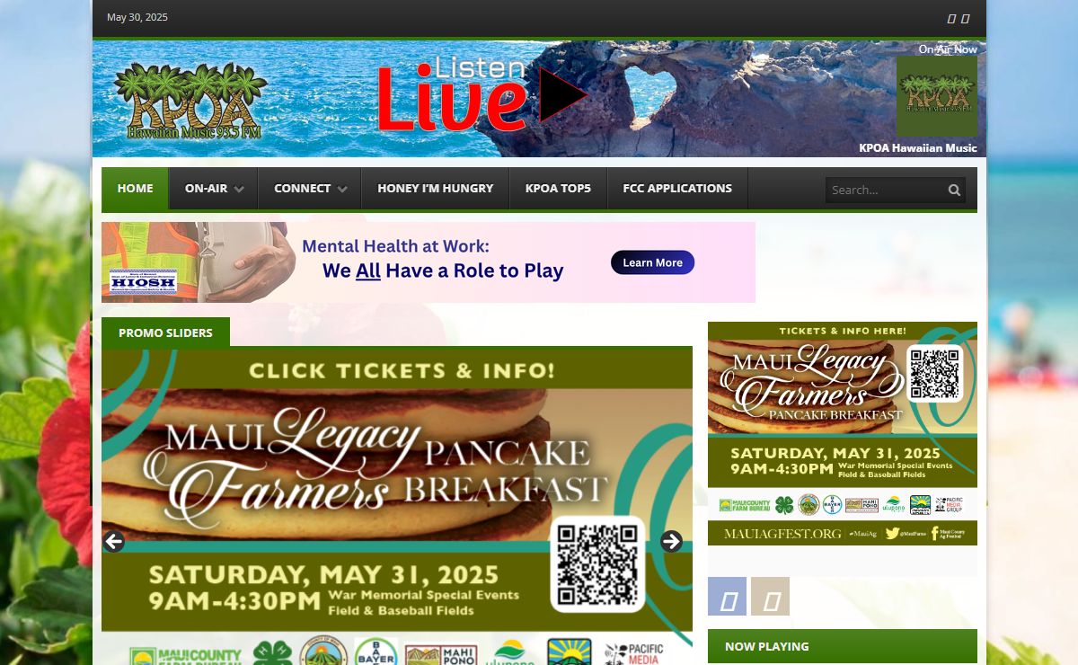 KPOA 93.5 FM | Hawaiian Music | Maui, HI
