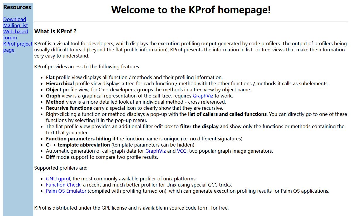 KProf - Profiling made easy