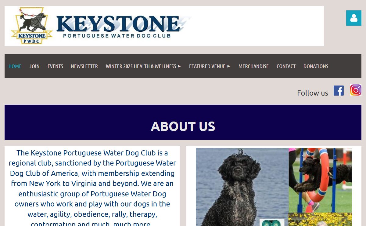 Keystone Portuguese Water Dog Club - Home