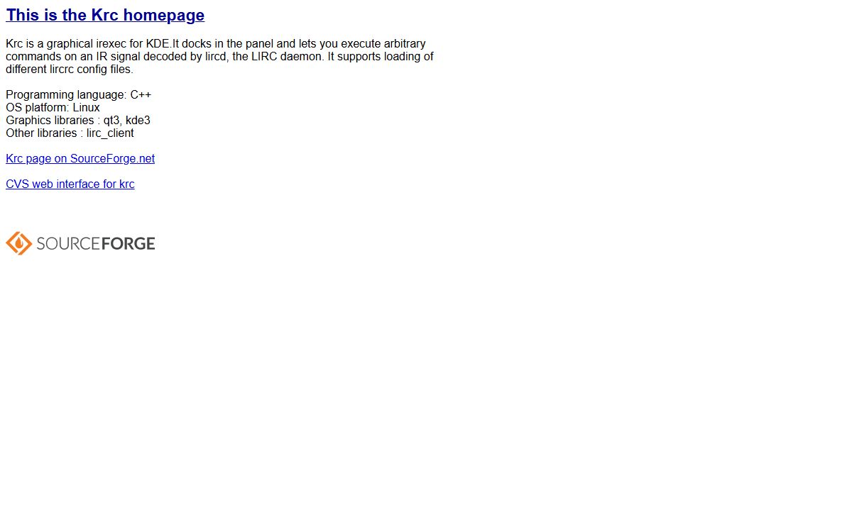 Krc - Homepage