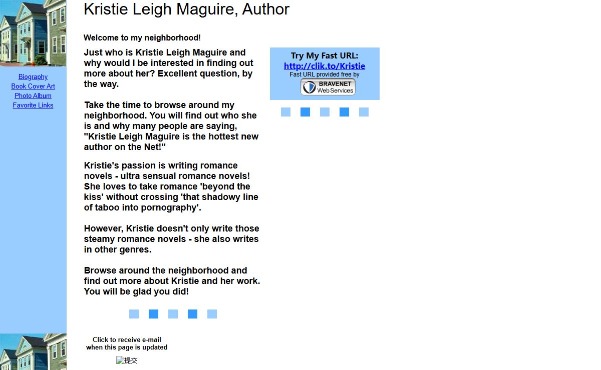 Kristie Leigh Maguire, Author