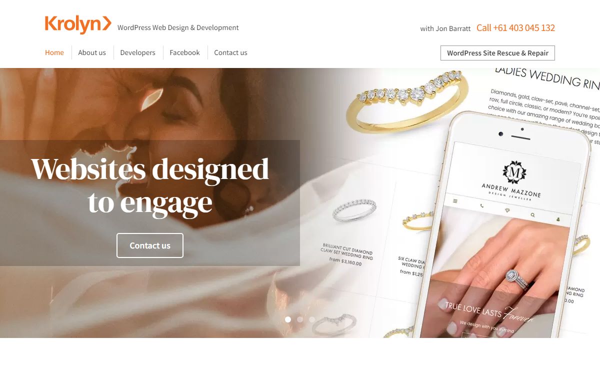 Krolyn | WordPress Web Design Adelaide