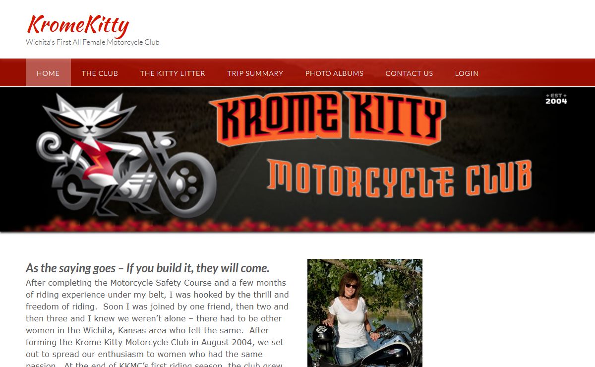 KromeKitty – Wichita's First All Female Motorcycle Club