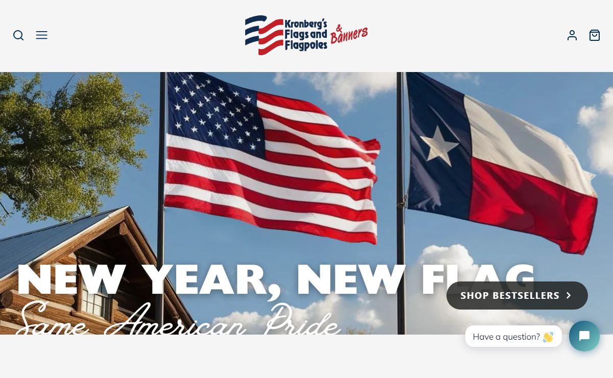 Kronberg's Flags and Flagpoles | Hardware, custom banners, & more