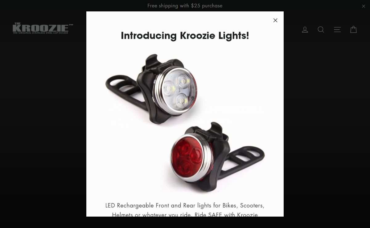 Kroozie Bicycle Cup Holder -The ultimate bike cup holder for any drink – Kroozer Cups USA LLC.