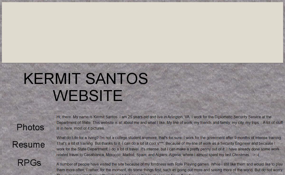 Kermit Santos' Website