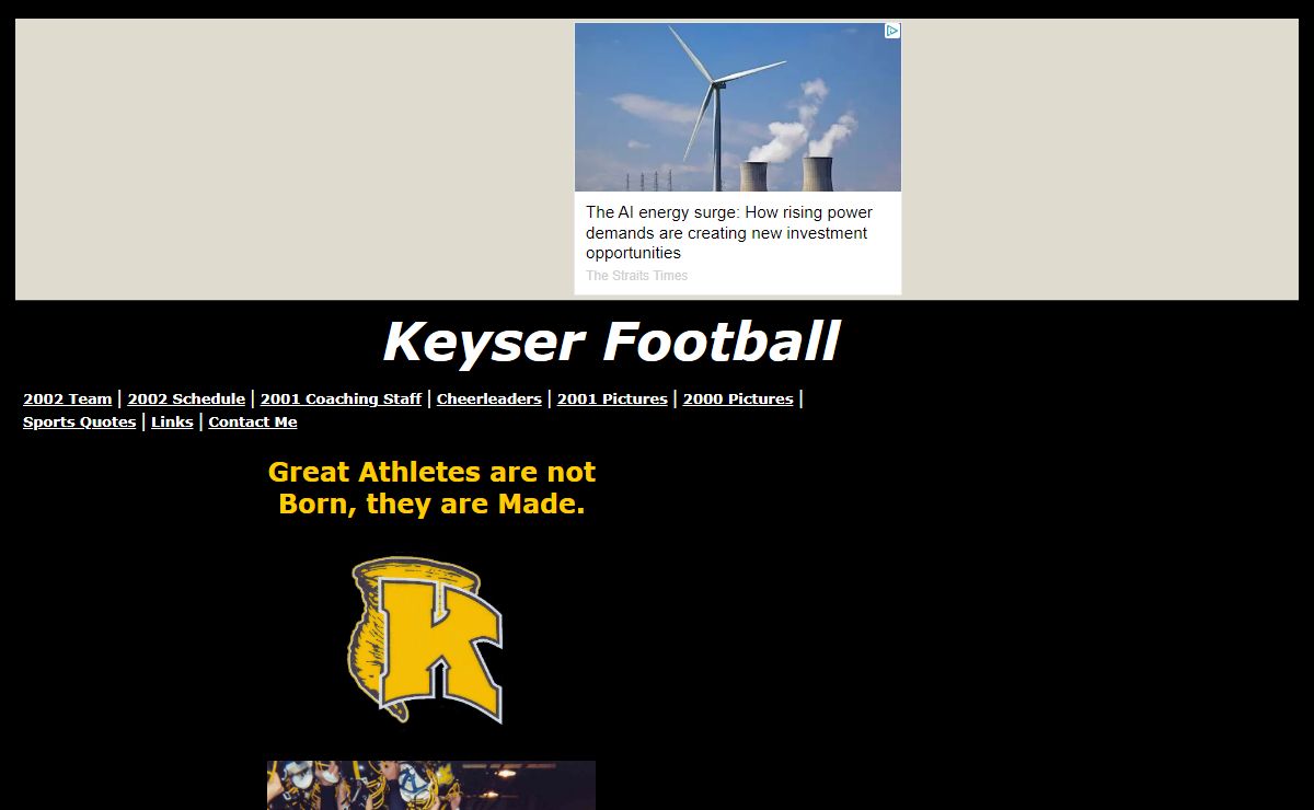 Keyser Football