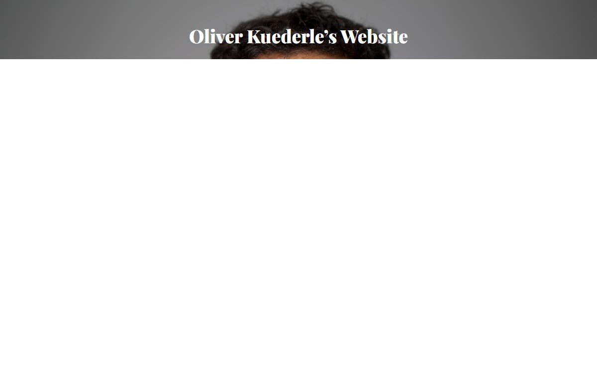 Oliver Kuederle's Website