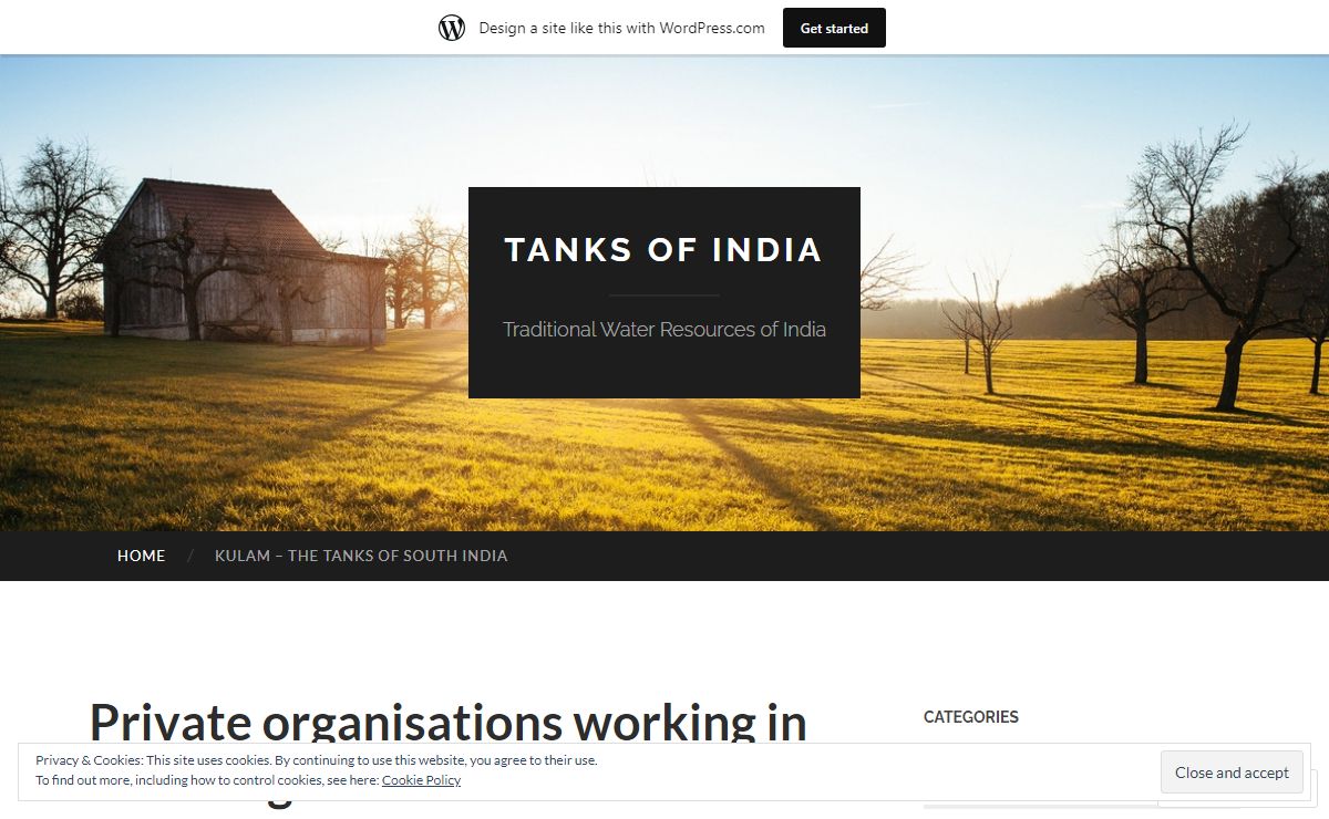 Tanks of India | Traditional Water Resources of India