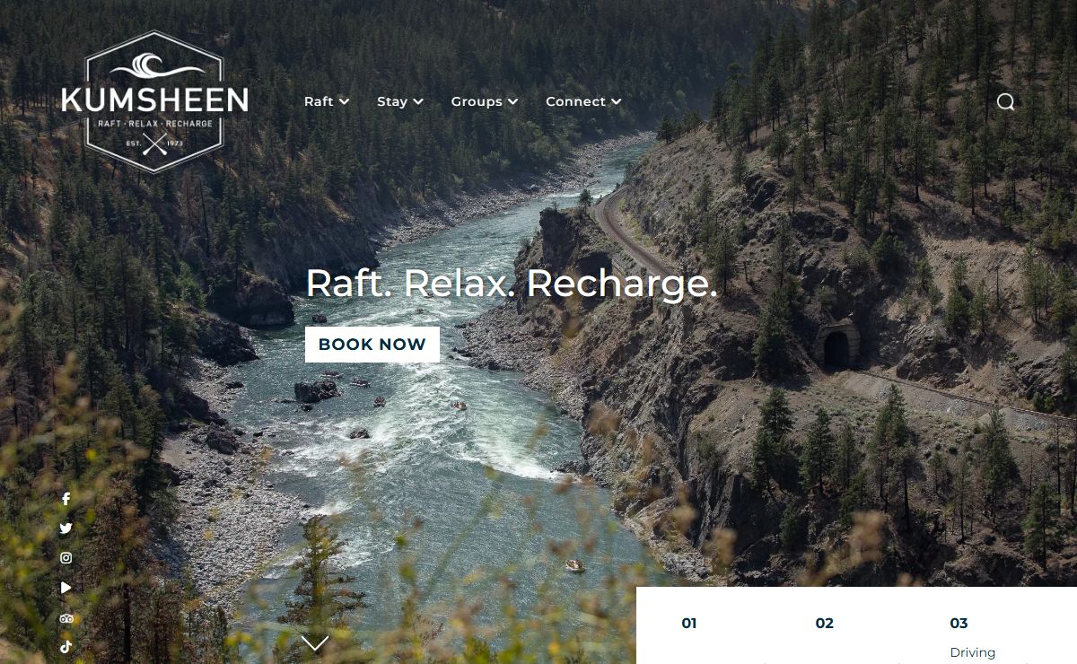 KUMSHEEN | Raft. Relax. Recharge. | White Water Rafting in BC