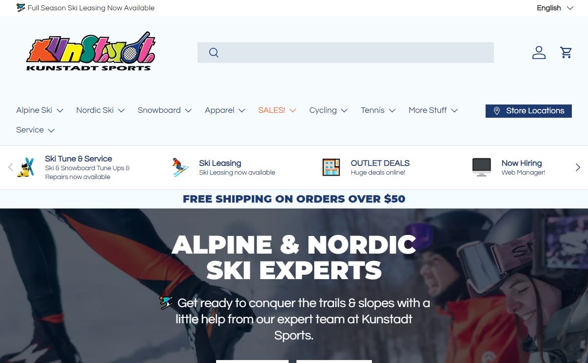 Ski, Snowboard, Bike & Tennis store, 4 locations in Ontario & Quebec – Kunstadt Sports