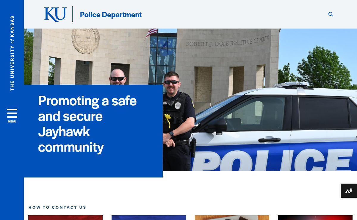 Welcome to KU Police Department | Police Department