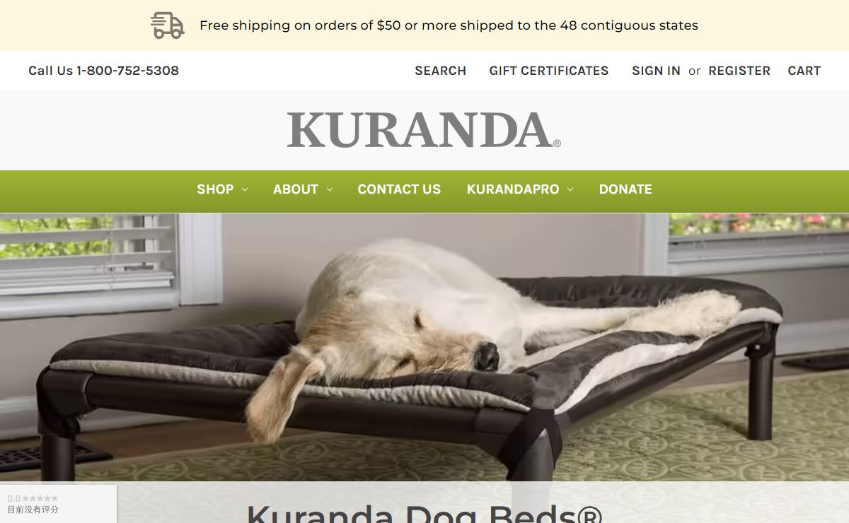 Kuranda Dog Beds® | Elevated, Chew Proof, Easy to Clean