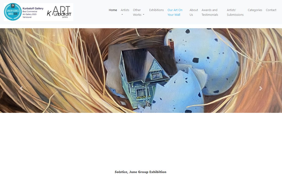 Kurbatoff Art Gallery Vancouver - One of the Best Contemporary and Modern Art Galleries in Vancouver