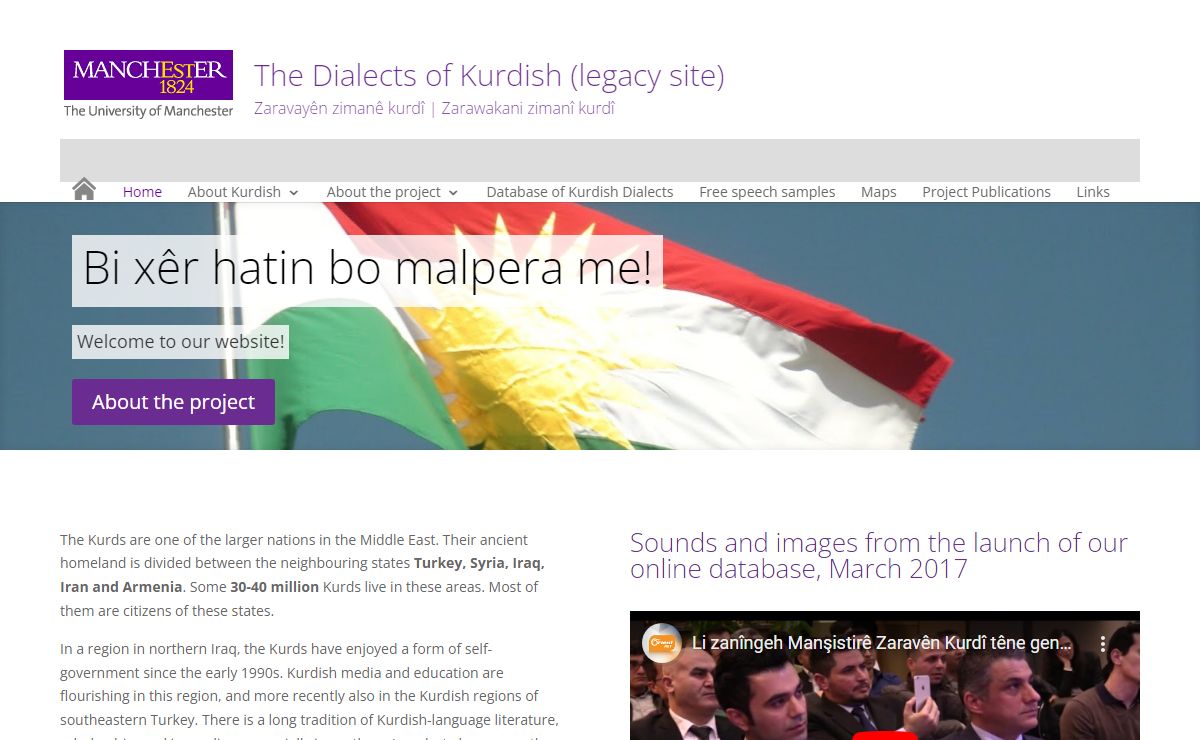 The Dialects of Kurdish - Kurdish linguistics project