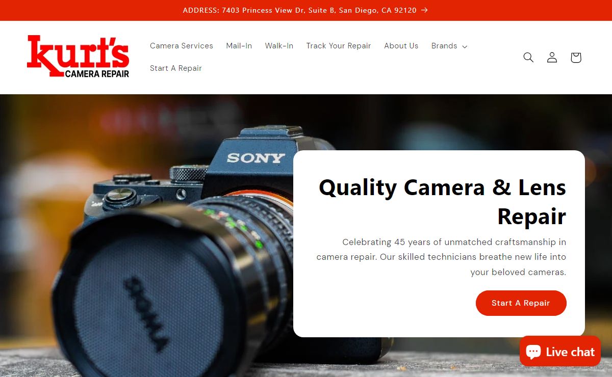 Kurt's Camera Repair: Your Trusted Partner in Photography Since 1975