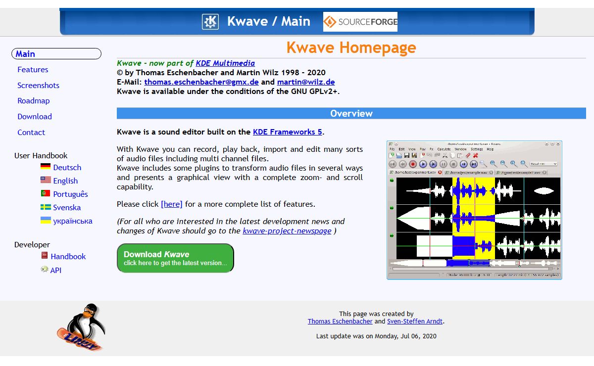Kwave - A sound editor for KDE