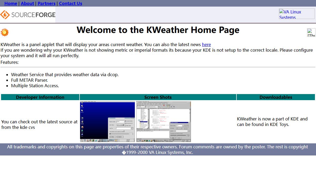 The KWeather Home Page