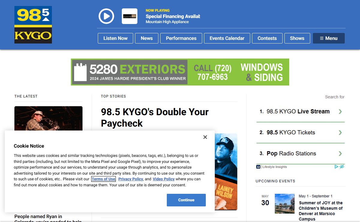 HOME - 98.5 KYGO