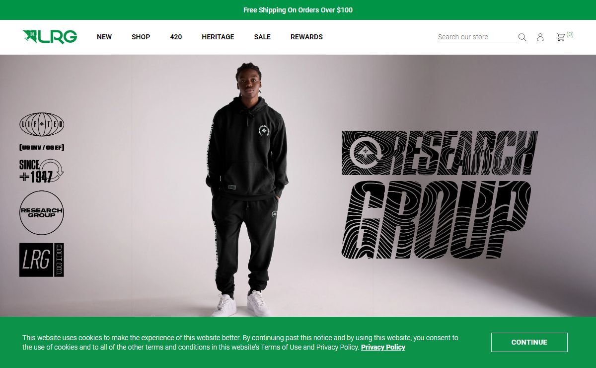 LRG Clothing | Lifted Research Group