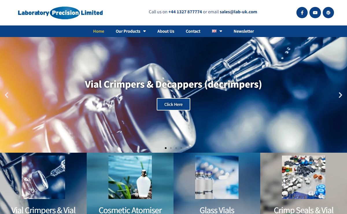Laboratory Equipment & Supplies - Laboratory Precision Ltd