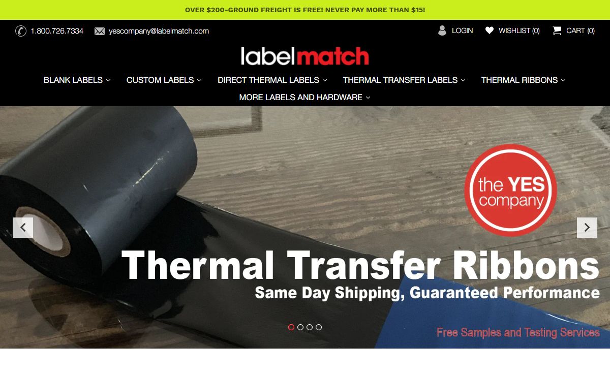 Labelmatch | Custom, Blank and Warehouse Labels