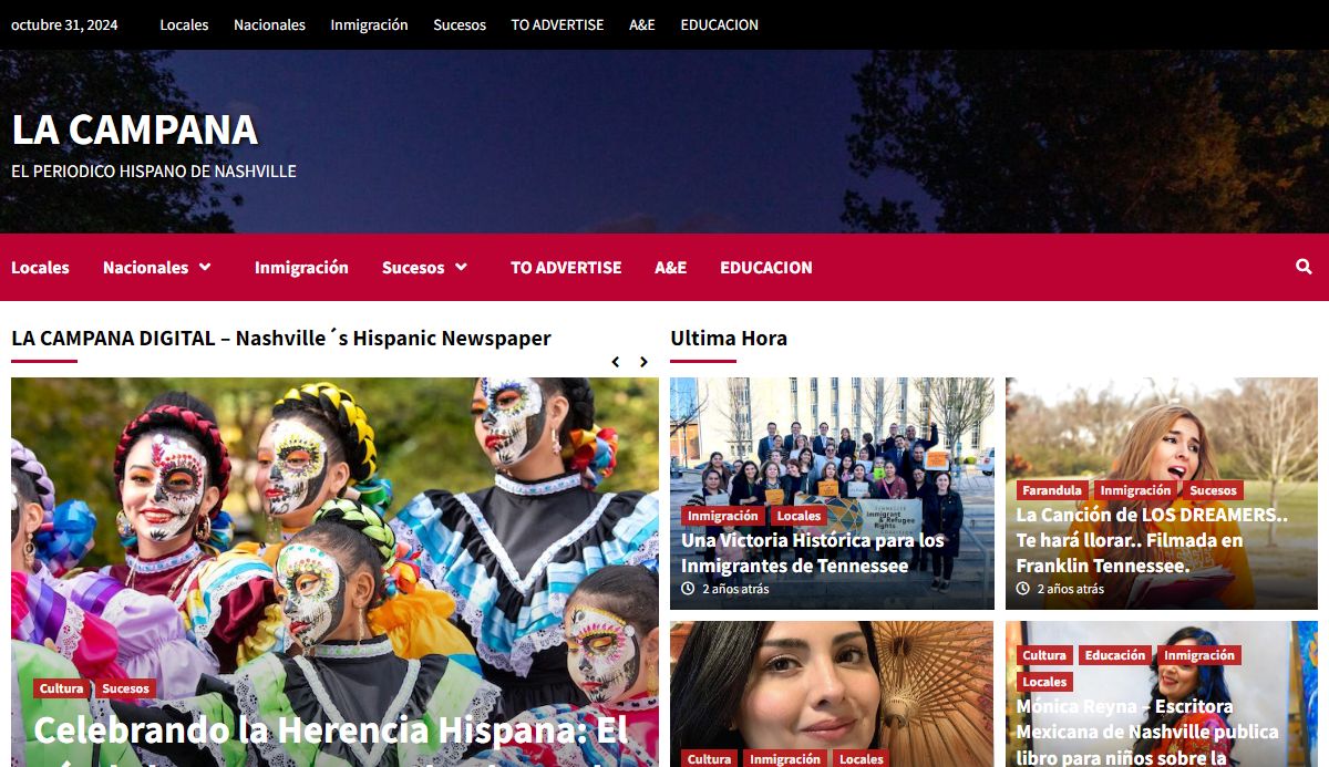 LA CAMPANA – EL PERIODICO HISPANO DE NASHVILLE