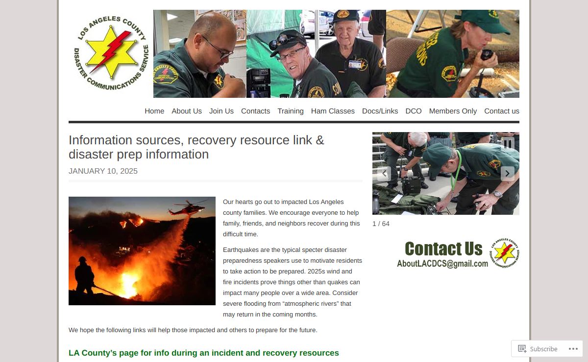 Los Angeles County Disaster Communications Service