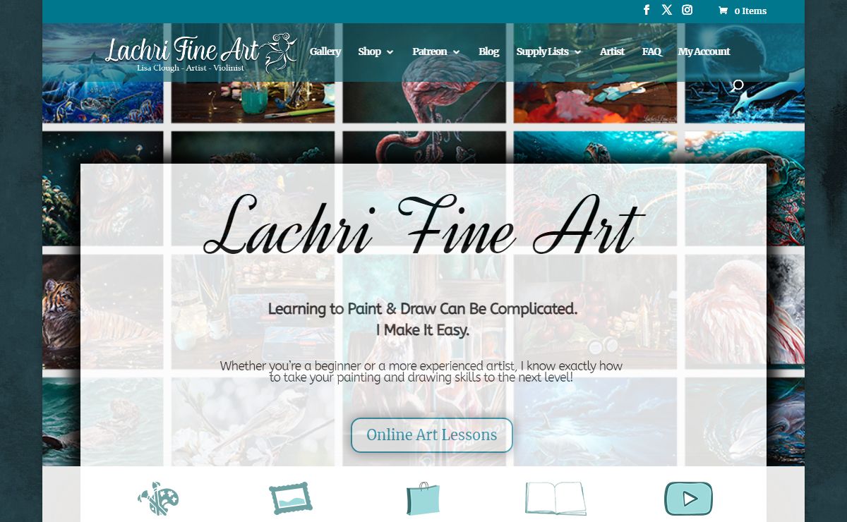 Lachri Fine Art | Paint. Draw. Create.