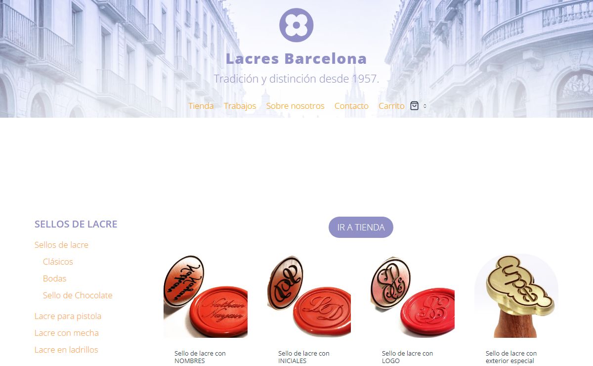 Lacres Barcelona – Tradición y distinción desde 1957.