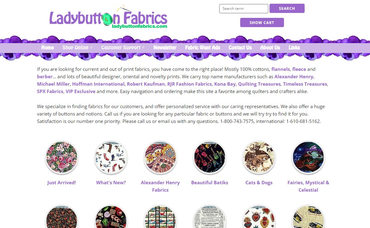 Ladybutton Fabrics