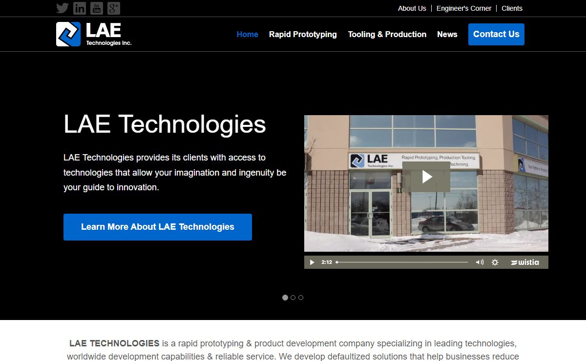 Rapid Prototype & 3D Printing | LAE Technologies Inc.