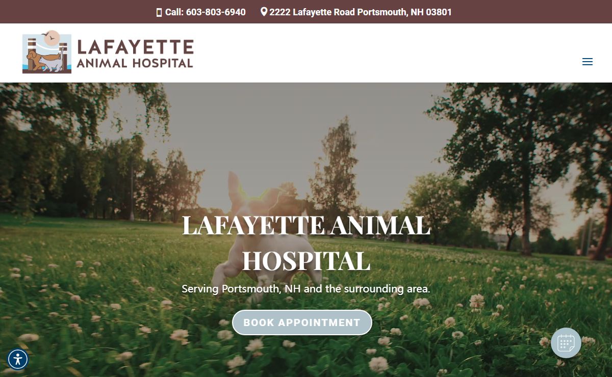 Portsmouth, NH Veterinarian - Lafayette Animal Hospital - NH & Maine Vet