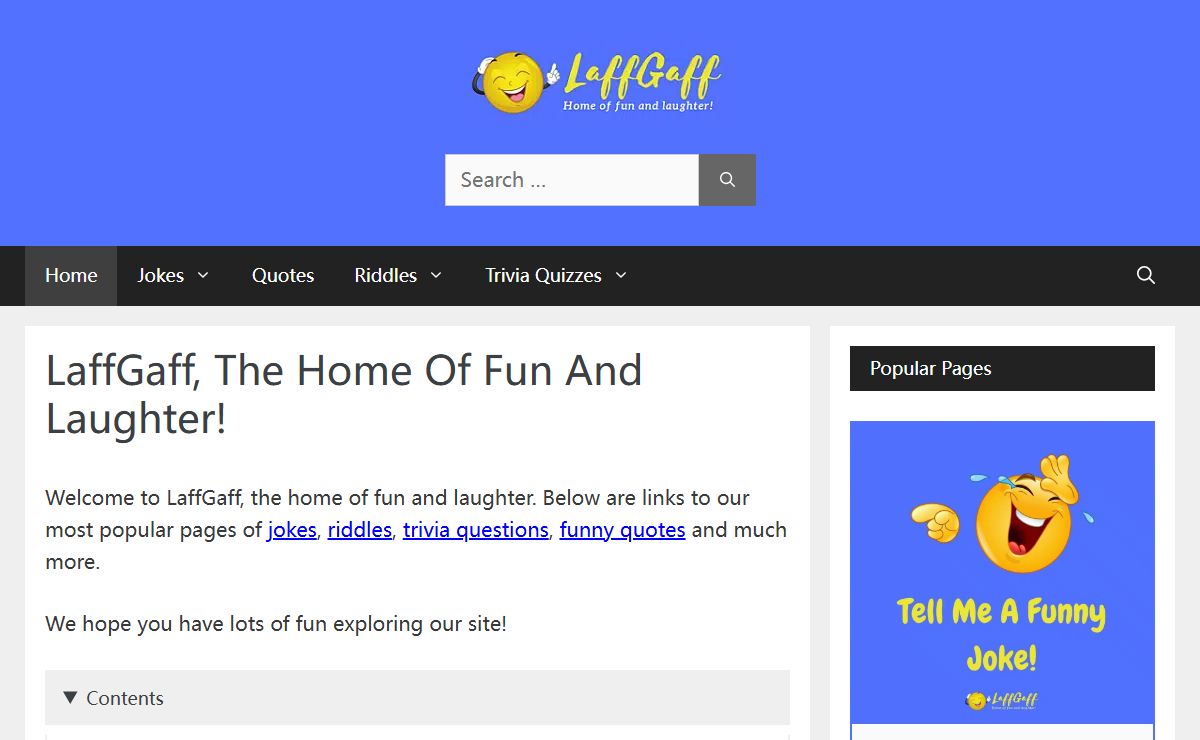 Fun And Laughter: Jokes, Quotes, Quizzes, Trivia & More!
