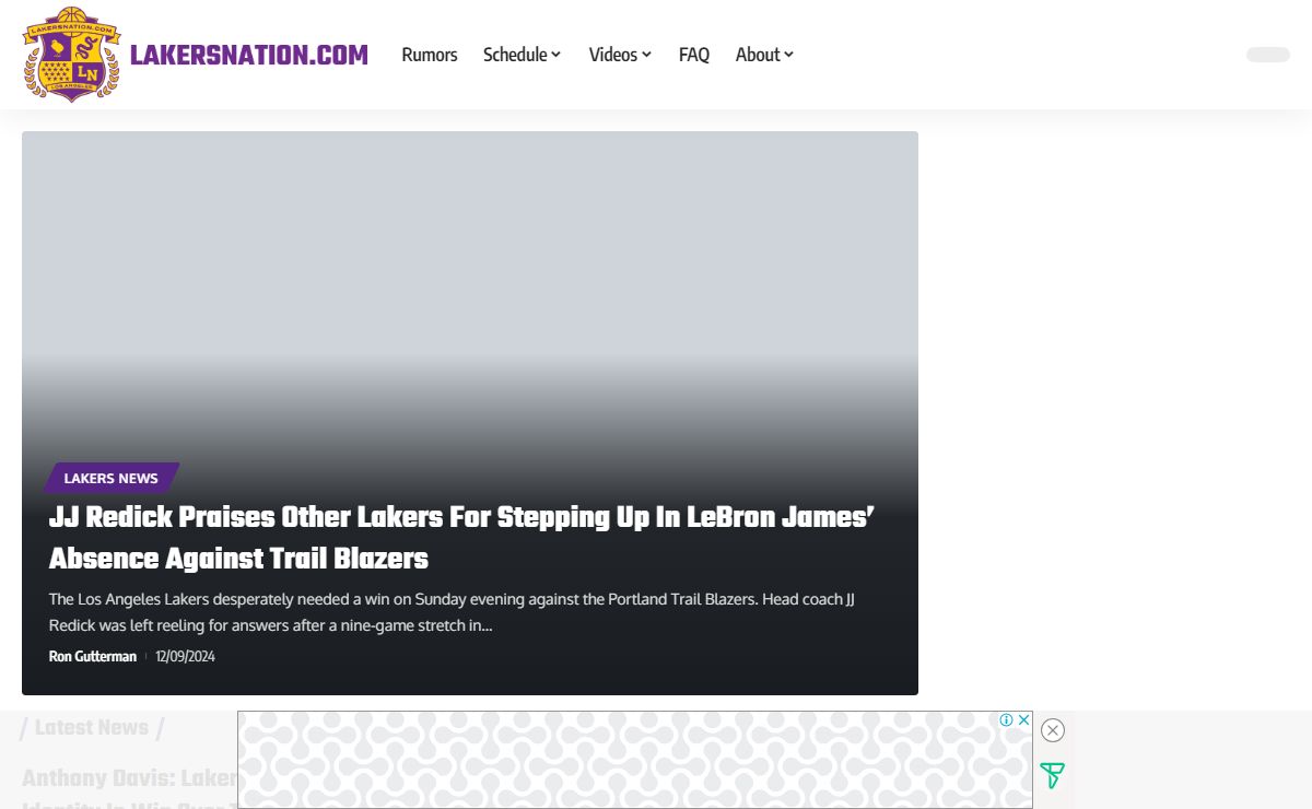LakersNation.com | The Largest Lakers Fan Site on the Planet