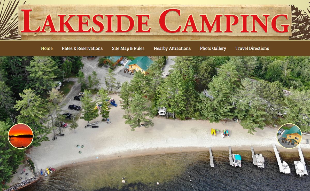 Lakeside Camping :: Camping in Vermont’s Northeast Kingdom