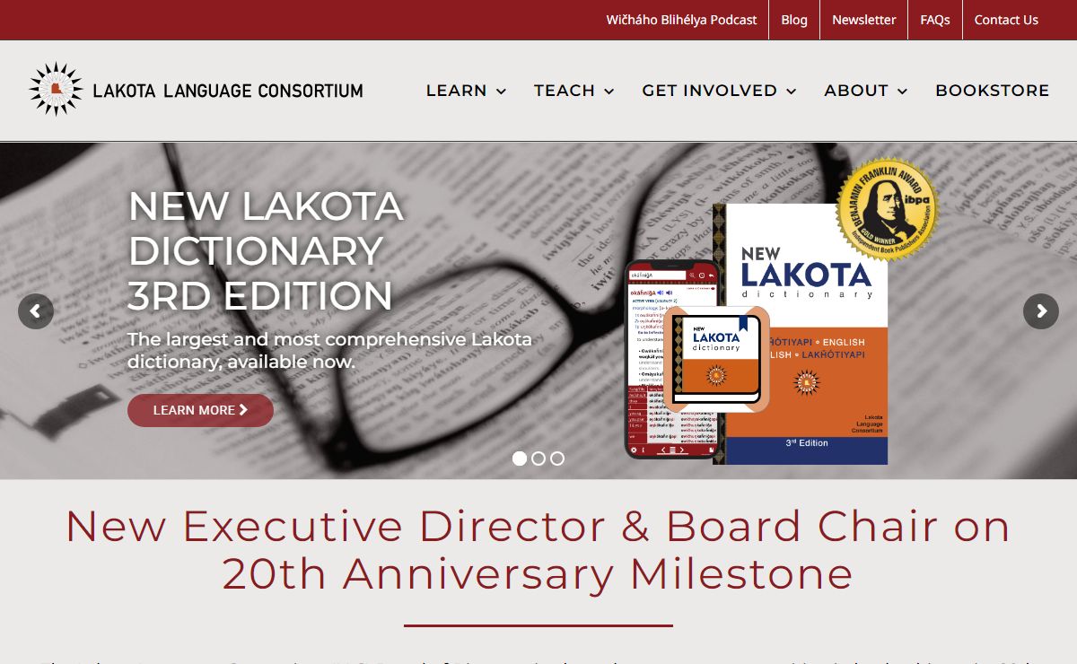 Lakota Language Consortium - Revitalizing the Lakota Language