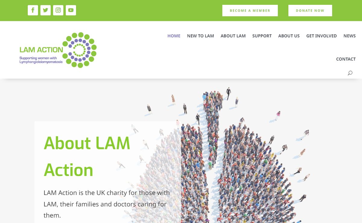 LAM Action | LAM Action is the UK charity for those with Lymphangioleiomyomatosis
