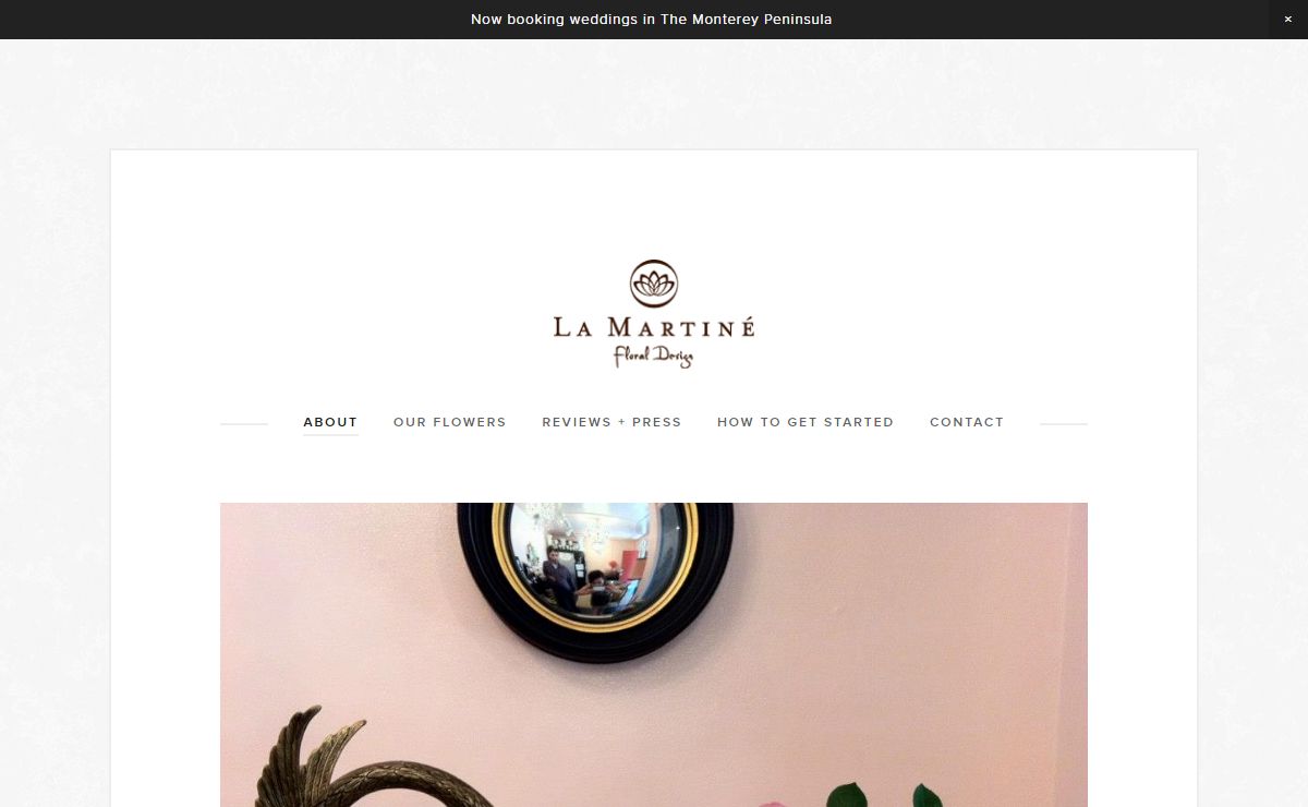 La Martiné Floral Monterey, Carmel, Big Sur and Mendocino wedding flowers