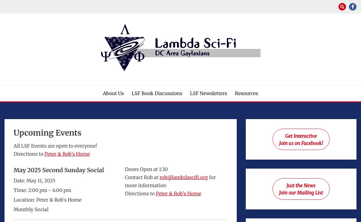 Lambda Sci-Fi – DC Area Queer (and Friends) Science Fiction/Fantasy/Horror Fans