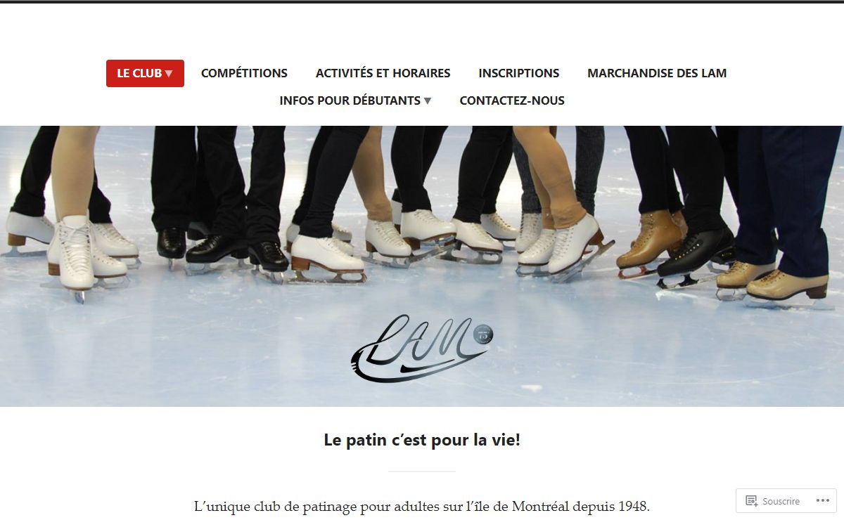 Les lames argentées de Montréal – Club de patinage artistique pour adulte