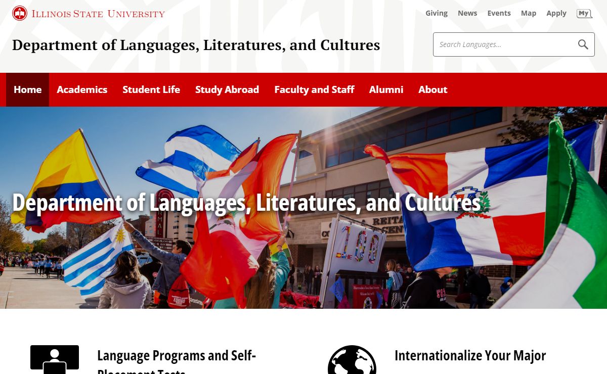 Department of Languages, Literatures, and Cultures | Illinois State