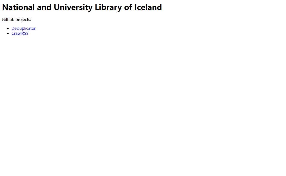 Landsbókasafn Íslands - Háskólabókasafn