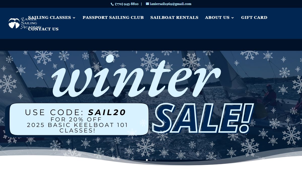 Sailing Lessons with Lanier Sailing Academy