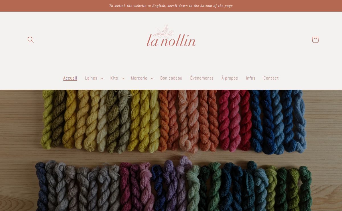 Lã nollin ~ Teinture naturelle sur laine