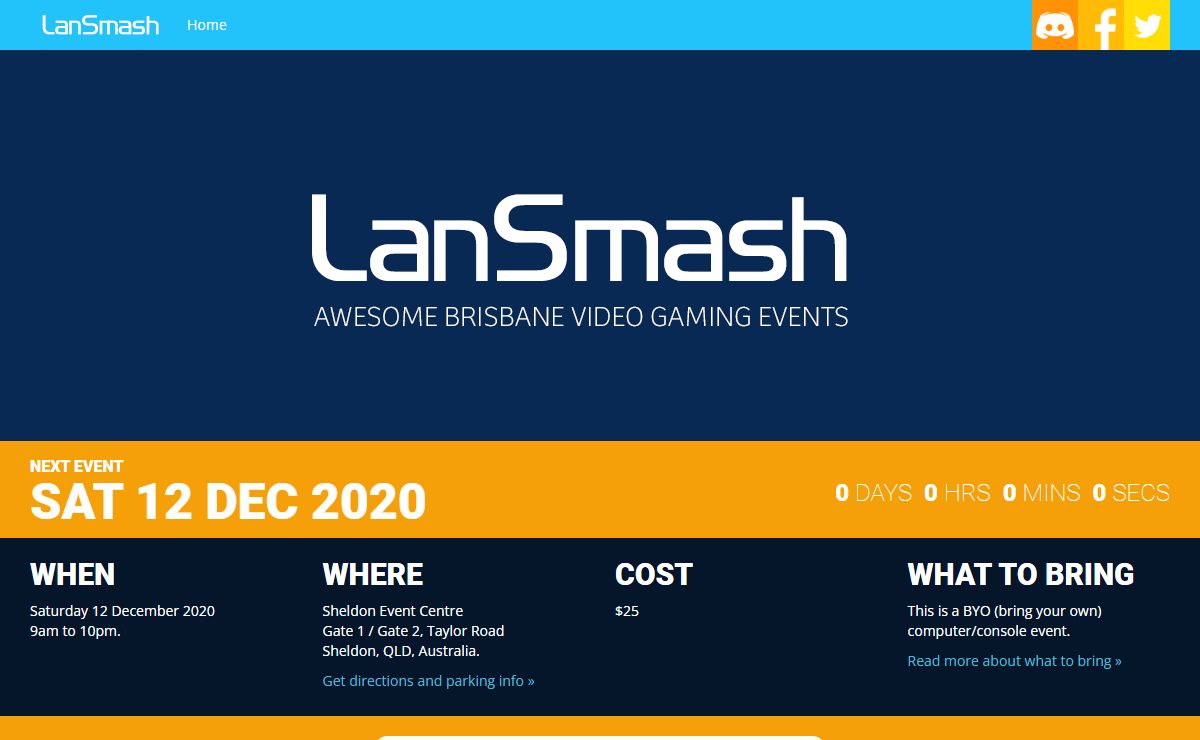 Lansmash.com : Video gaming events, Brisbane.