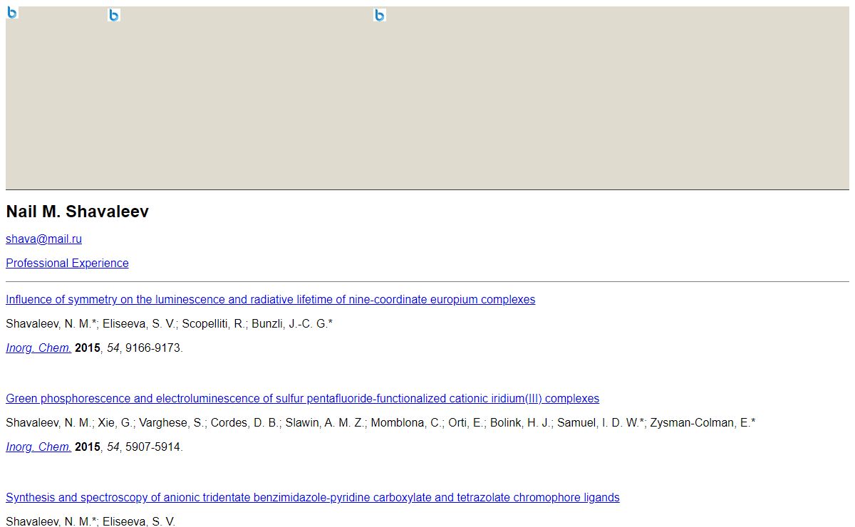 Luminescence of Metal Complexes
