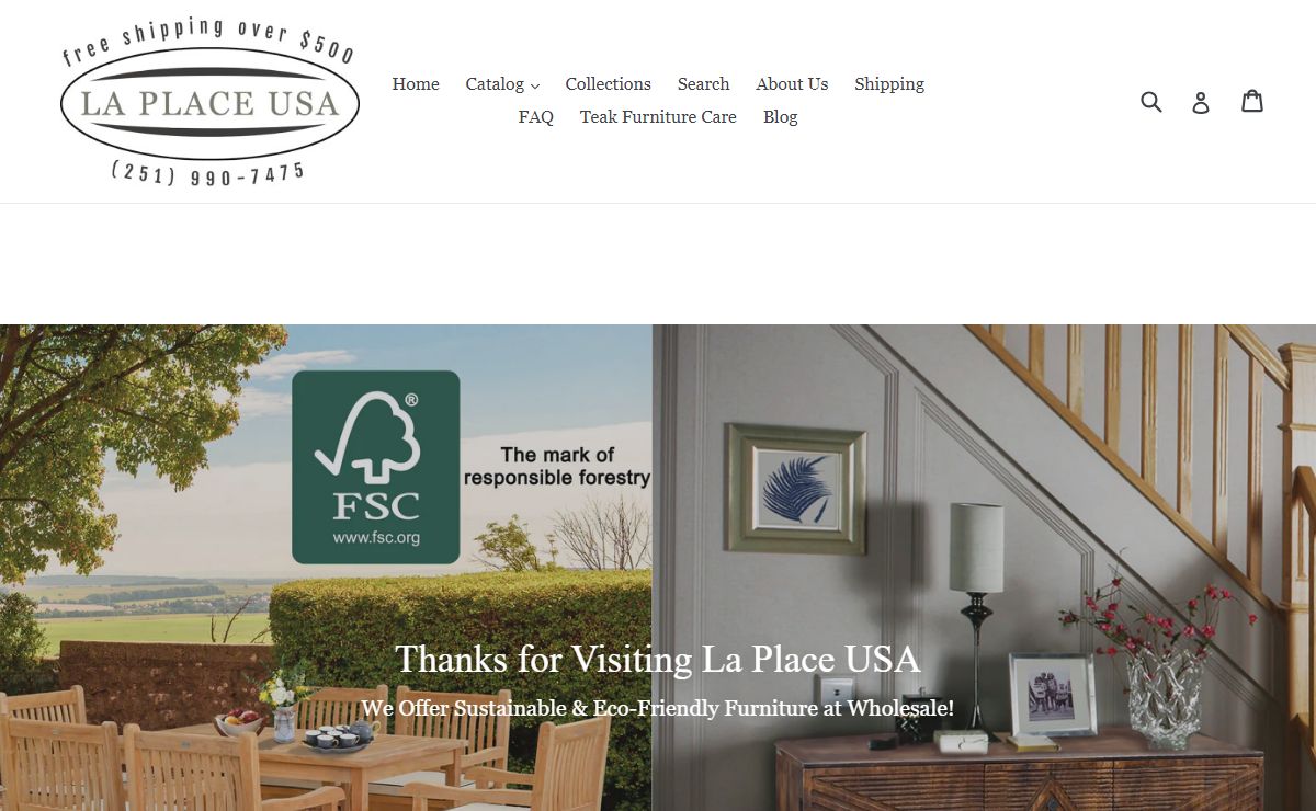 Teak Furniture in Foley and Destin – La Place USA Furniture Outlet